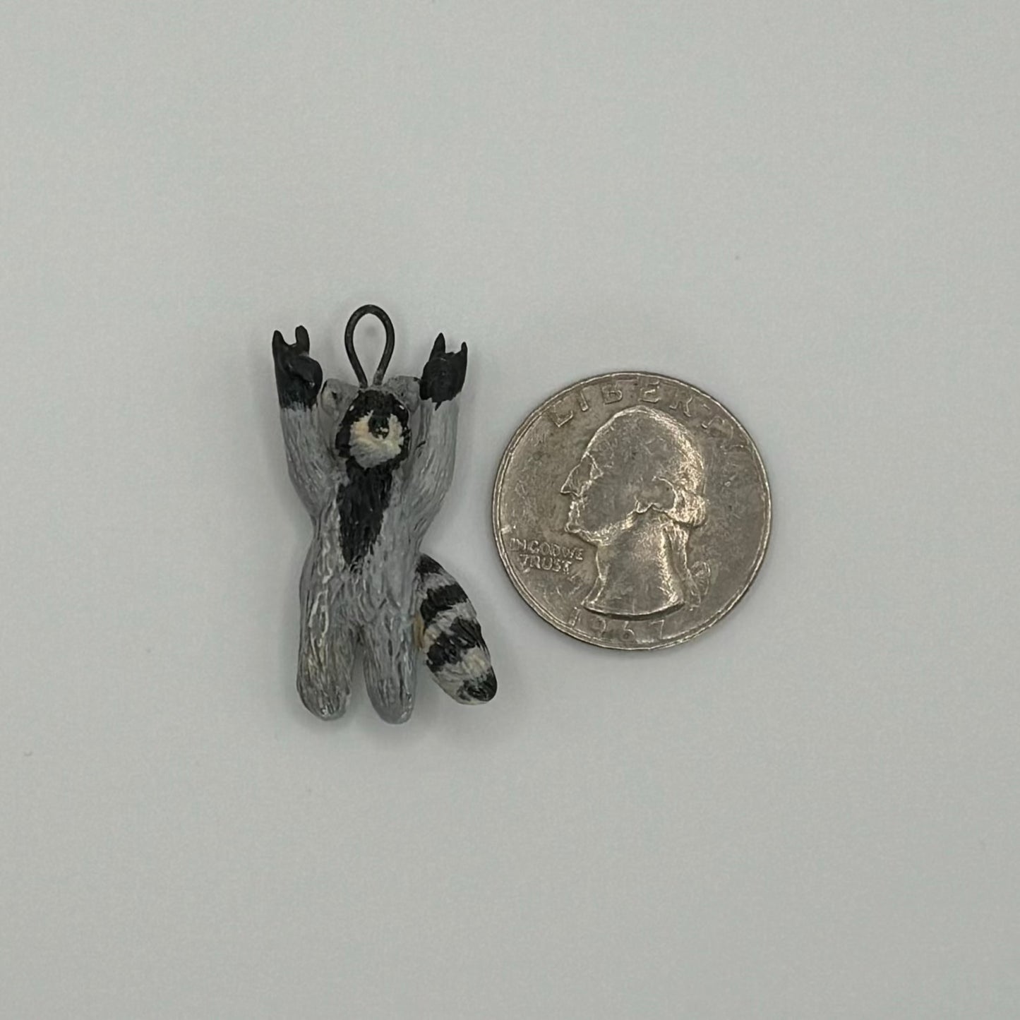 Rocking Raccoon Charm