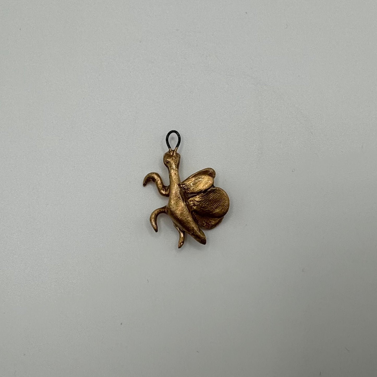 Porcelain Praying Mantis Charm