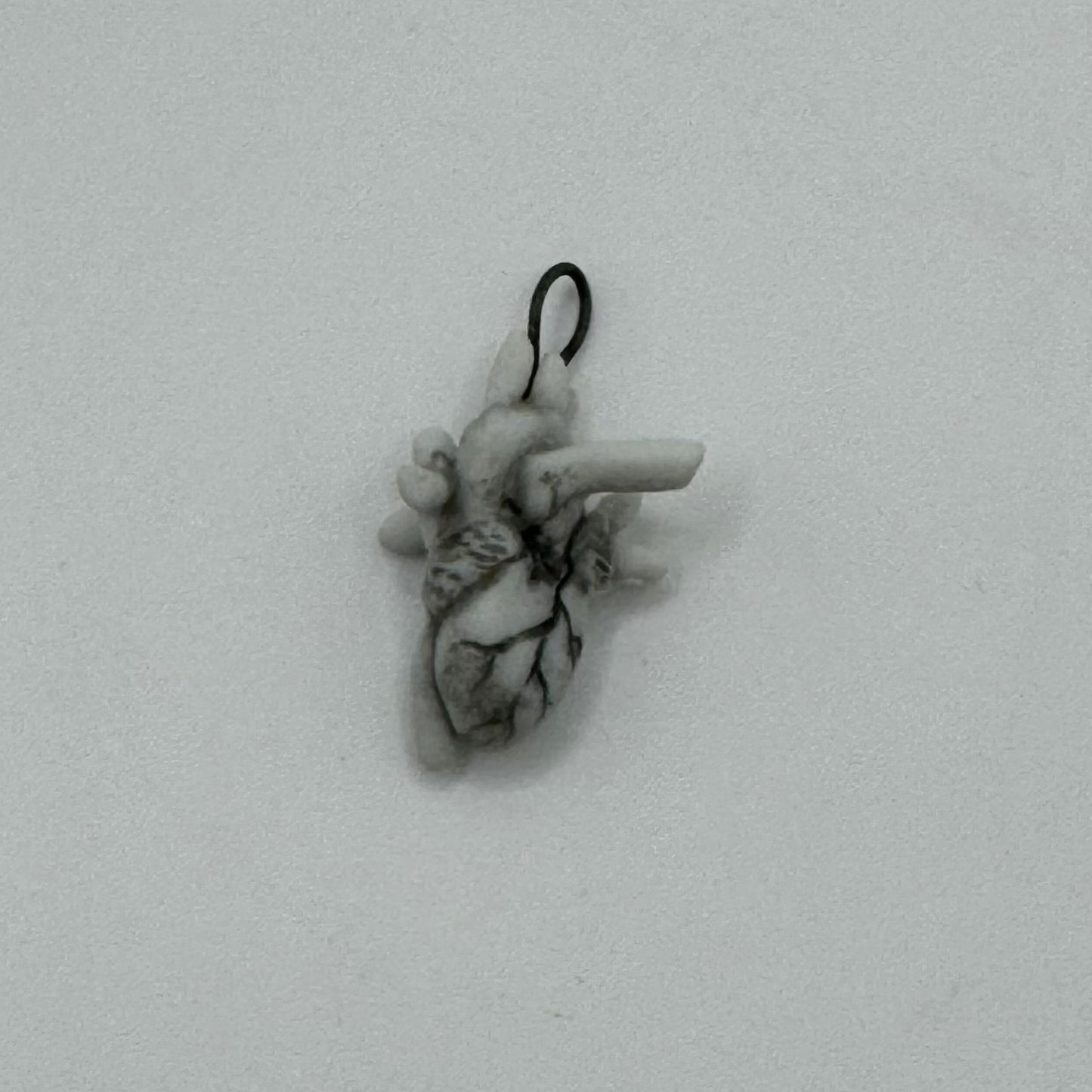 Porcelain Heart Charm